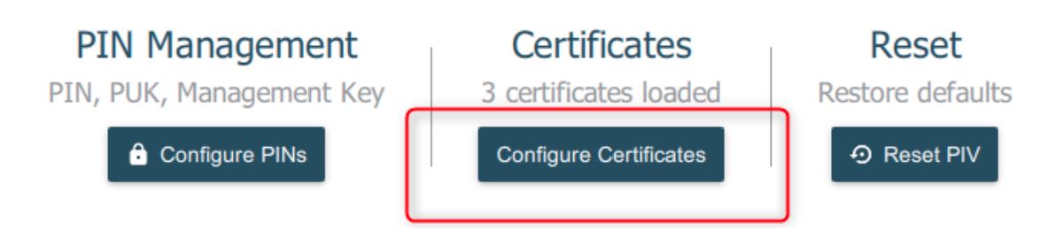 configuration certificat